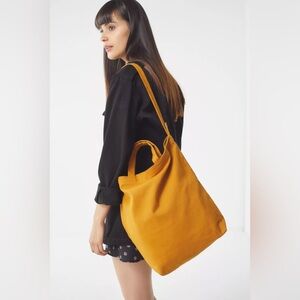 Baggu duck bag tote large Mustard yellow orange Tote Bag tangerine messenger bag
